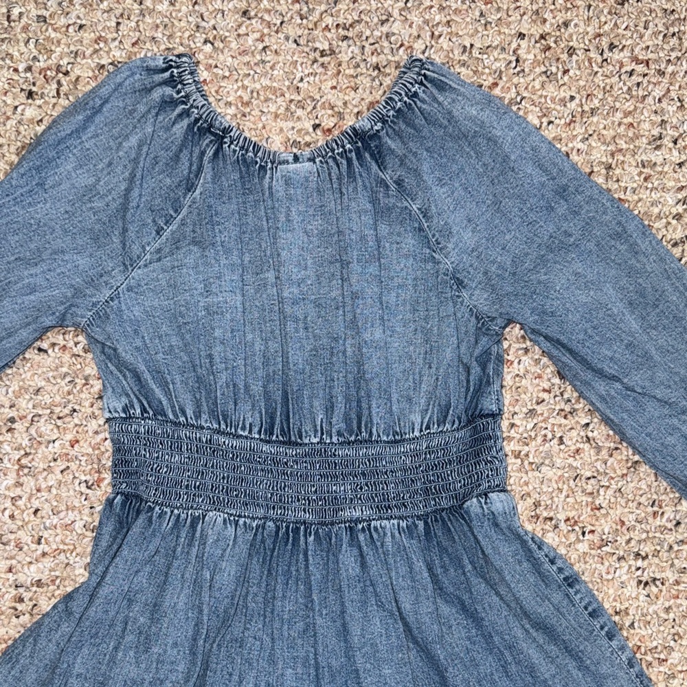 GAP Blue Denim Casual Kids Dress - Picture 9 of 9